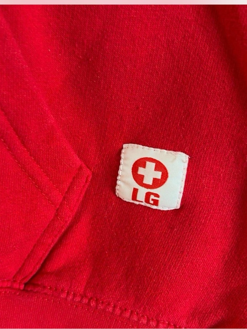 Ocean‎ City MD Lifeguard Red Hoodie Sweatshirt Size Large - Picture 6 of 6